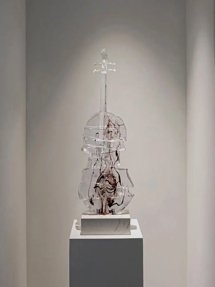 Украшения GY в виде скрипки скульптурные украшения для пола гостиницы клуба