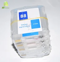 for hp88 for hp pro k5300 k5400 k8600 l7380 l7500 l7580 l7590 l7680 l7780 k550 empty refilled ink cartridge with permanent chips