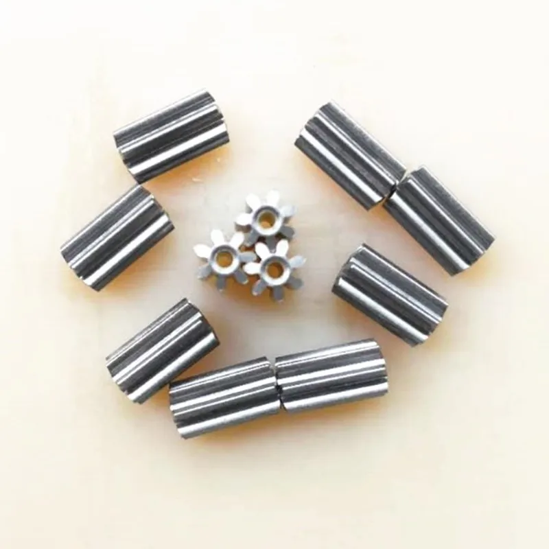 10pcs/lot 0.8 Modulus 7 Teeth Inner Bore 2mm Motor Gear for Model Accessories Metal | Обустройство дома