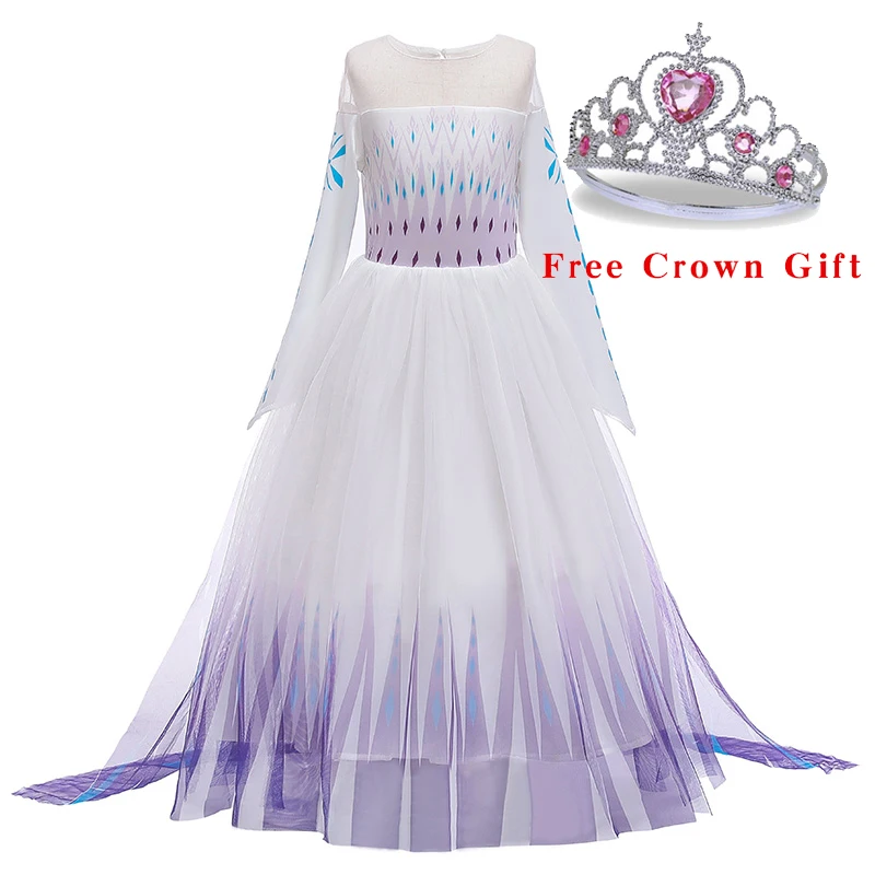 Free Accessories Unicorn Anna Alsa Christmas Sequins Dress Girl Princess Child Baby Helloween Clothes | Детская одежда и обувь