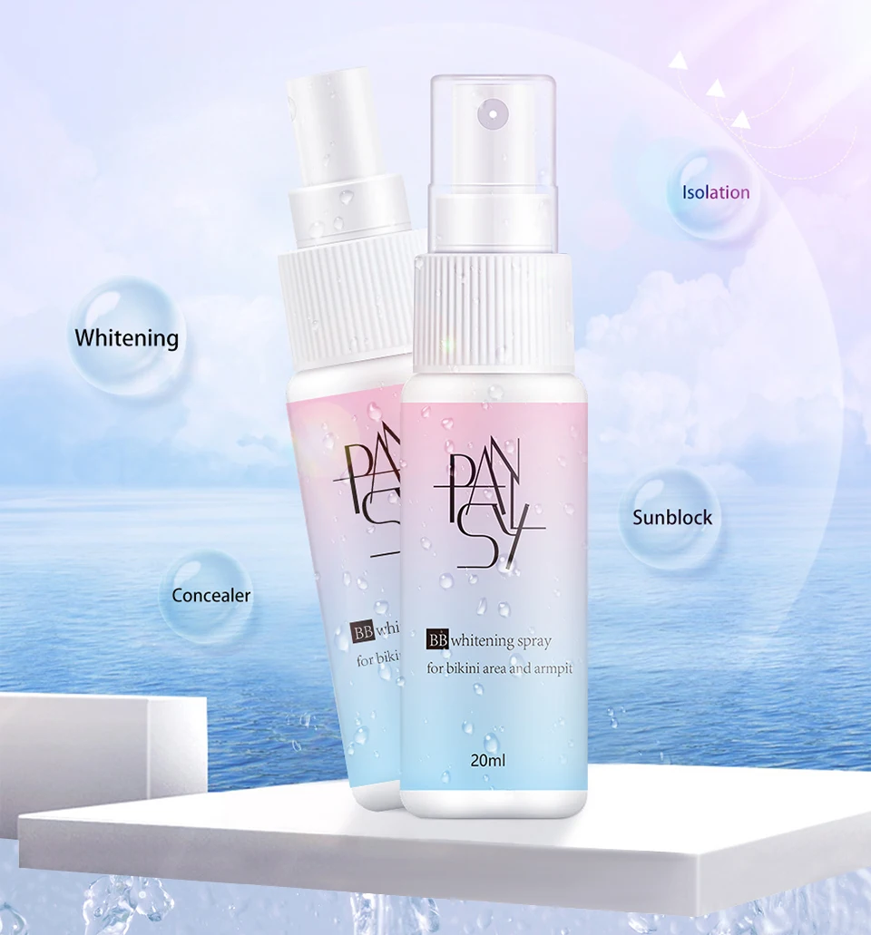 Спрей для отбеливания лица PANSLY Lazy Cosmetics BB увлажняющий консилер основа макияжа