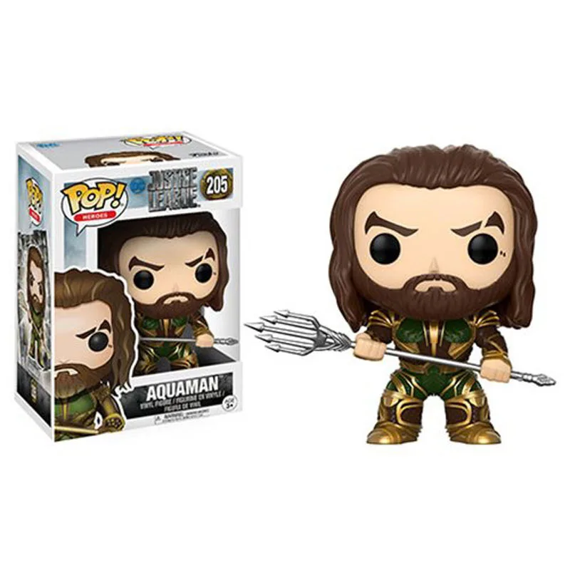 FUNKO POP Justice League Аквамен и Бэтмен супер герой Wonder women ПВХ фигурка игрушки|Игровые