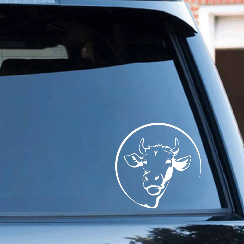 

Cute Cattle Ox Car Sticker Decal Rear Windshield Rood Decor Removable AL393