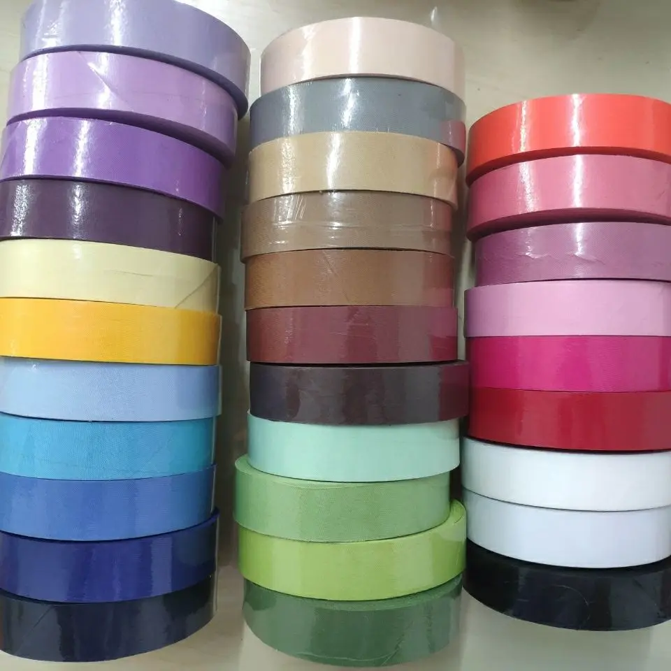 

3cm Multi Color Herringbone Tape Ribbons Polyester Twill Ribbon Sewing Overlock Cloth Strap Belt DIY Accessories 50Yards