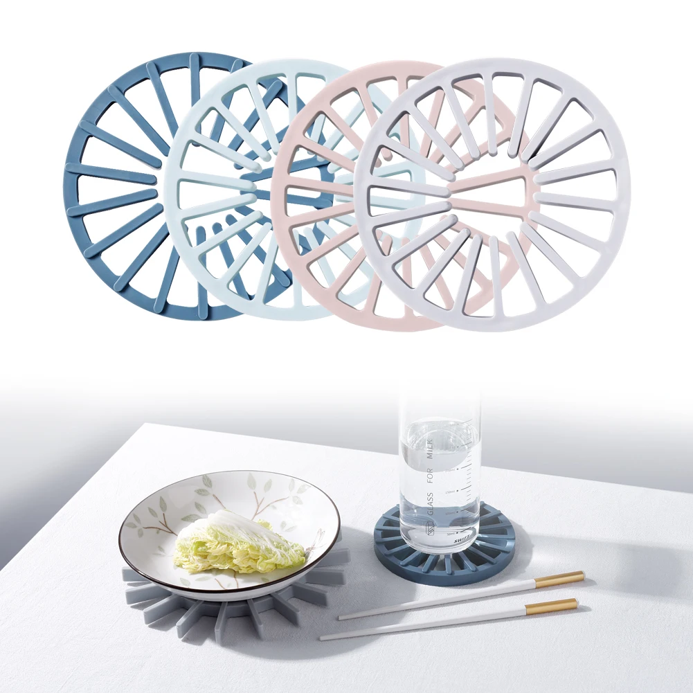 4 шт. изолированный коврик для еды многофункциональная чашка и тарелка