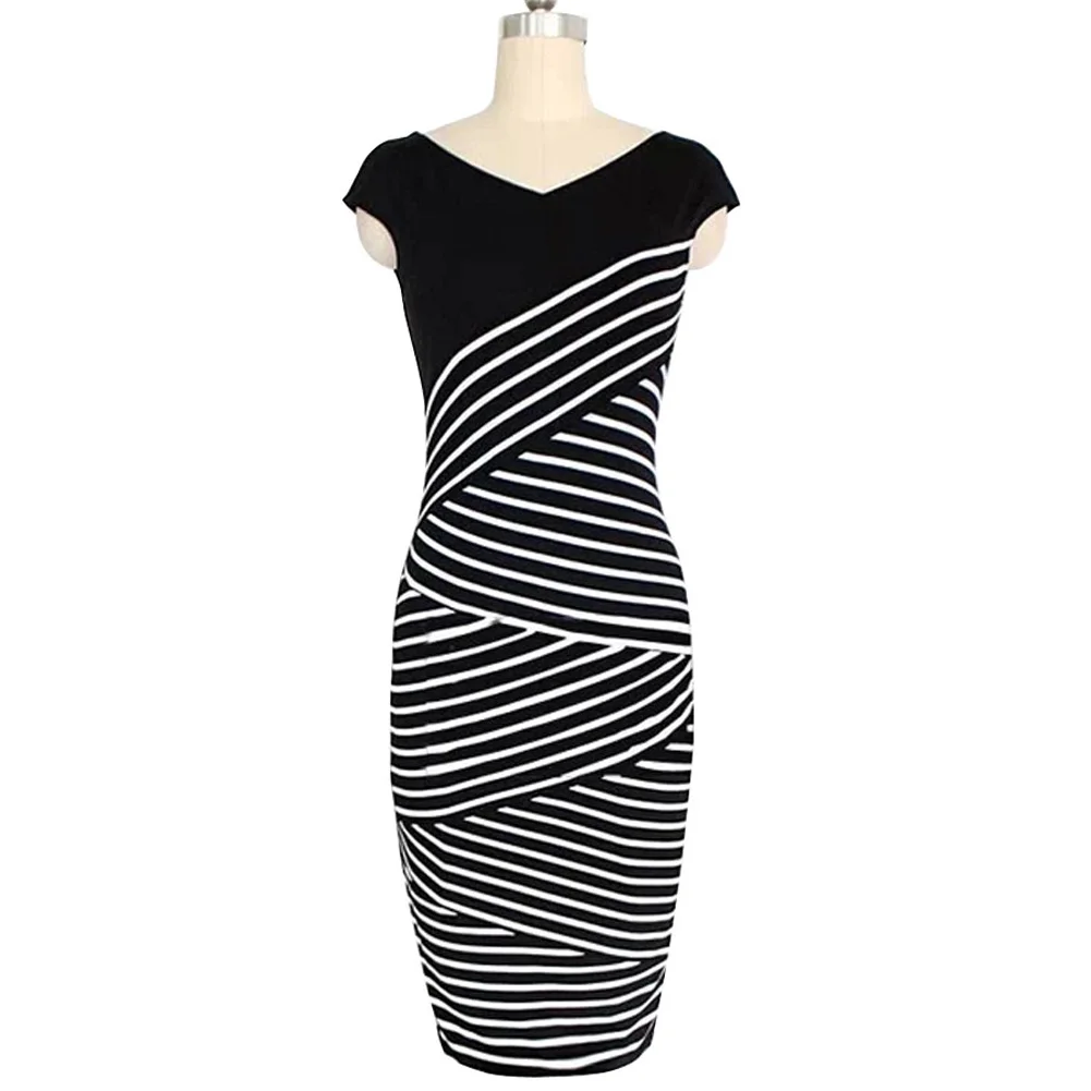 Новинка винтажное весенне-летнее женское Полосатое деловое офисное