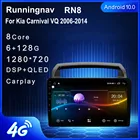 Автомобильное радио, мультимедийный видеоплеер, GPS-навигатор Runningnav для Kia Carnival VQ 2006-2014, Android