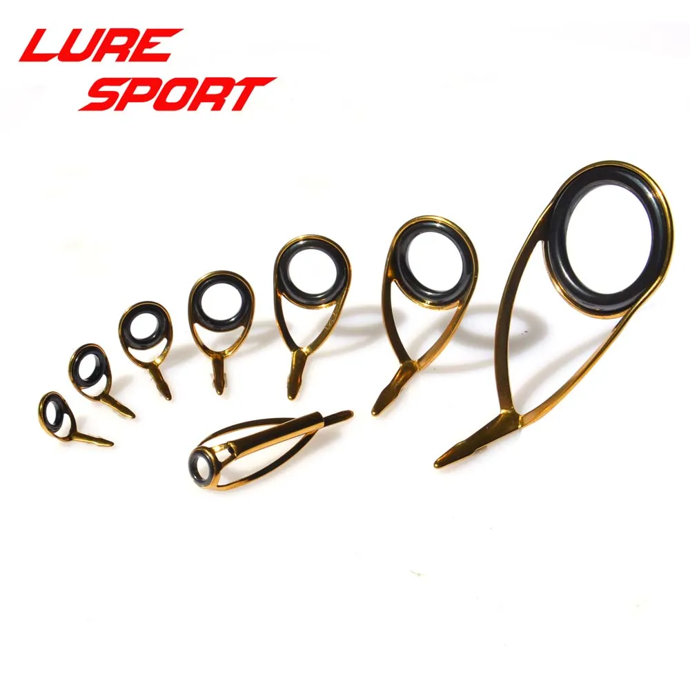 LureSport KT KL направляющая MN 8 шт. набор направляющих из Золотой стали рама кольцо sic