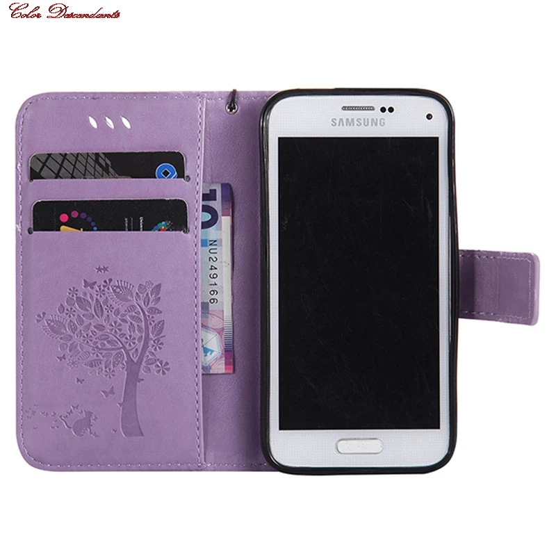 Кожаный чехол для телефона samsung Galaxy S5 Mini MIni S5Mini SM-G800F SM-G800H S 5 чехлы-бумажники |