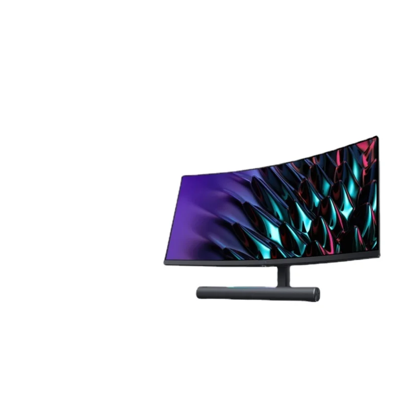 

34-Inch Curved Hairtail Screen Display Quasi 4K/165Hz E-Sports Desktop Display Game External Sound and Wheat Integrated Full HD
