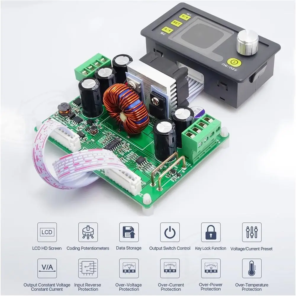 DPS3003 DPS3012 программируемый понижающий модуль питания преобразователь напряжения