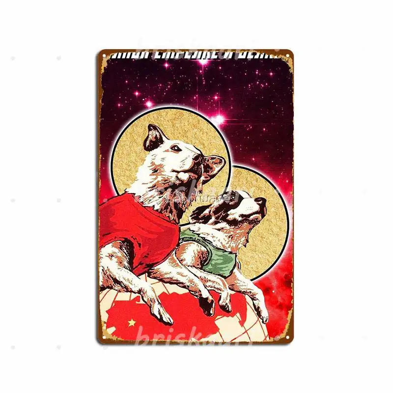 Слава Стрелке и белке! Металлические знаки, Классический кинотеатр, украшение для кухни, гаража, бар, пещера, металлические плакаты