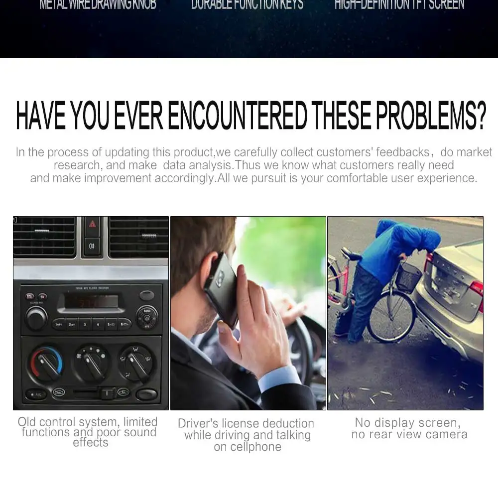 4.1 Inch 1 One Din Car Radio Audio Stereo AUX Station Bluetooth Autoradio Support Rearview Camera Remote Control | Автомобили и