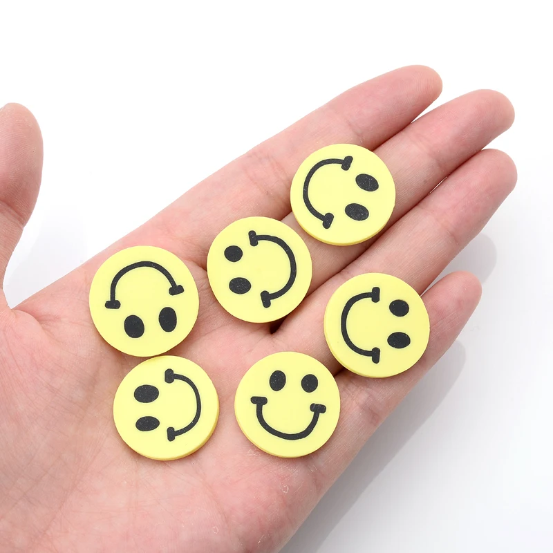 30 шт. жёлтые круглые бусины из полимерной глины 20 мм|Бусины| |