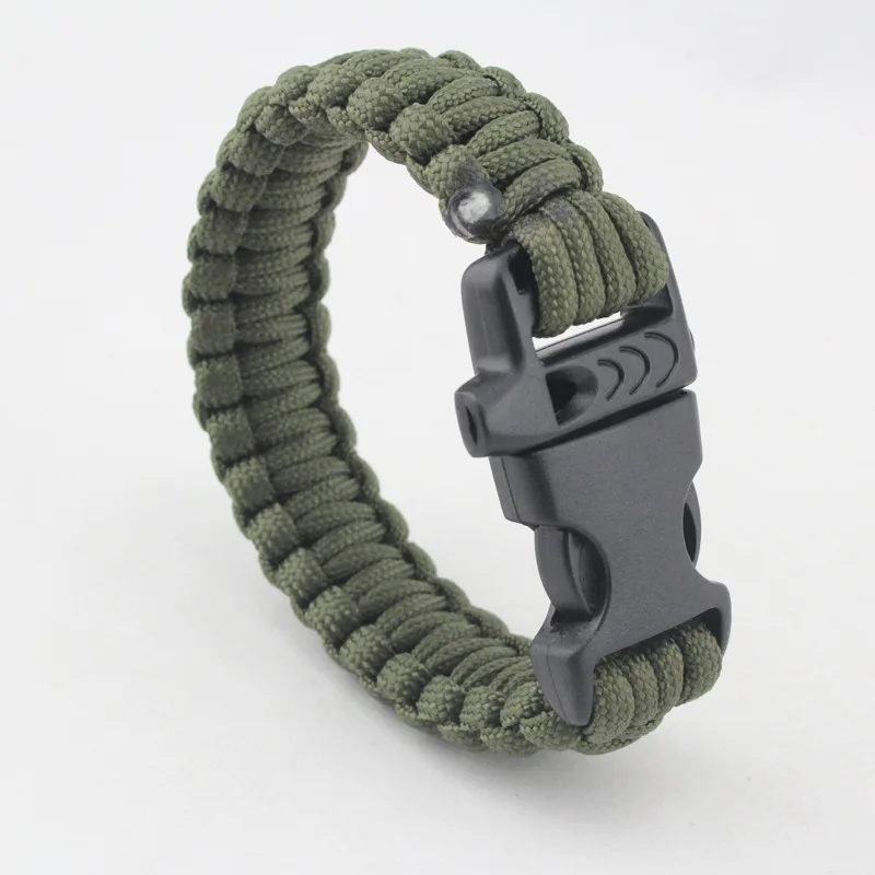 Открытый принадлежности Многофункциональный зонтик веревка плетеный браслет