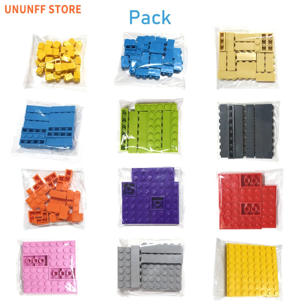 

2021 NEW 60pcs Building Blocks Thick Bricks 2x2 Dots Educational Creative Size Compatible With 3003 Plastic Children Toys