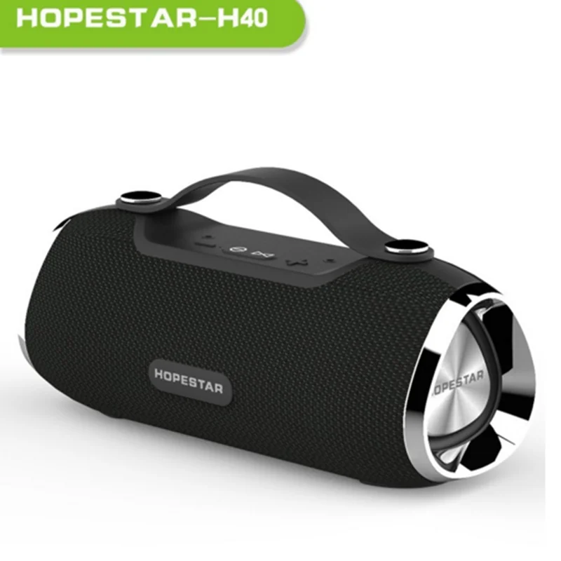 HOPESTAR H40 портативный Bluetooth динамик беспроводной 3D стерео Саундбар водонепроницаемый открытый сабвуфер заряженный 18650 динамик