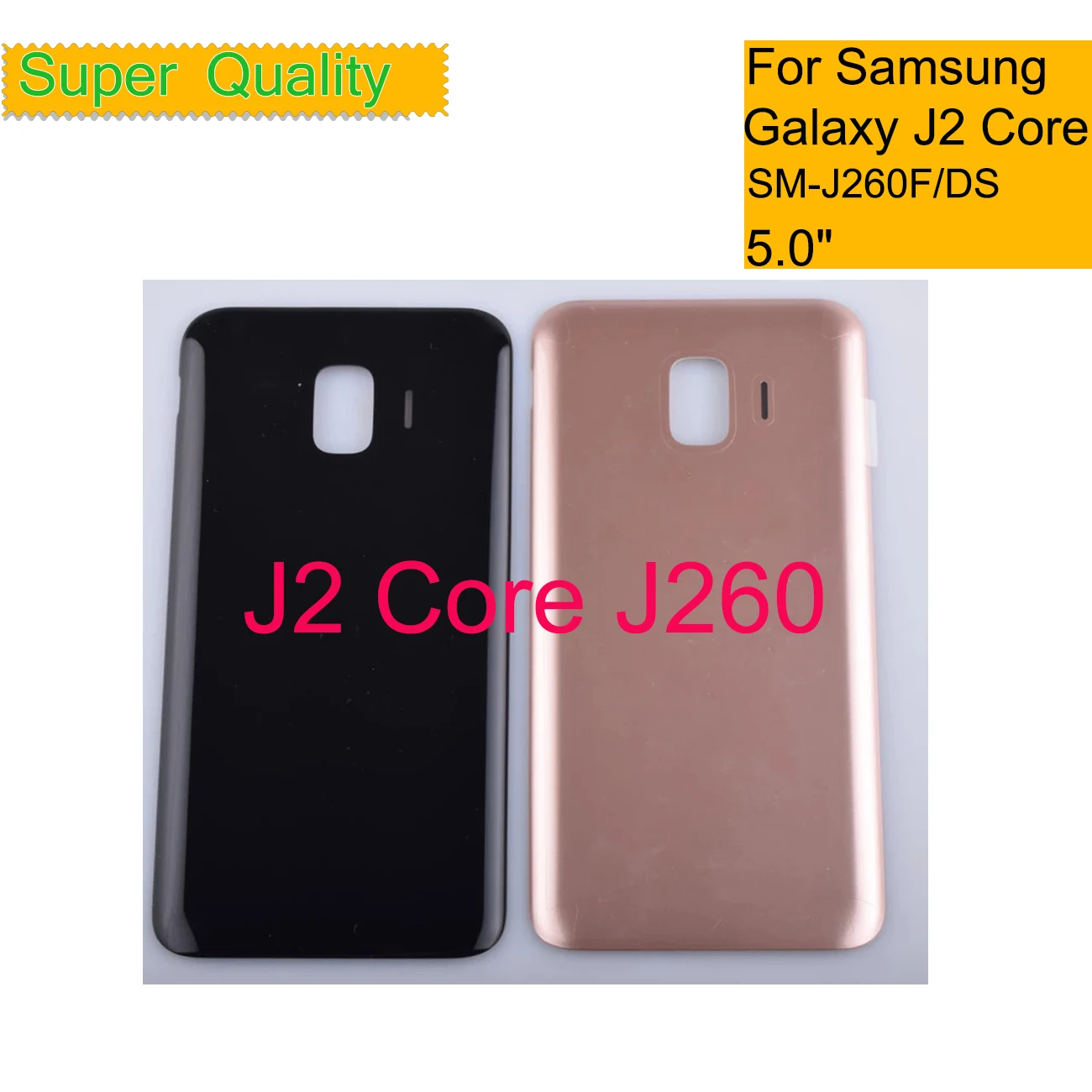 10 шт./лот для Samsung Galaxy J2 Core J260 SM-J260F/DS задняя крышка корпуса батарейного отсека