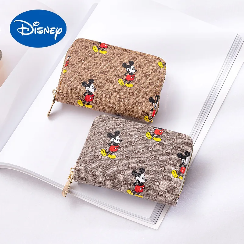 

Disney 2021 Fashion Simple Female Cute Large Capacity Multi-card Bit Mickey Coin Purse Women's Ultra-thin Driver's License