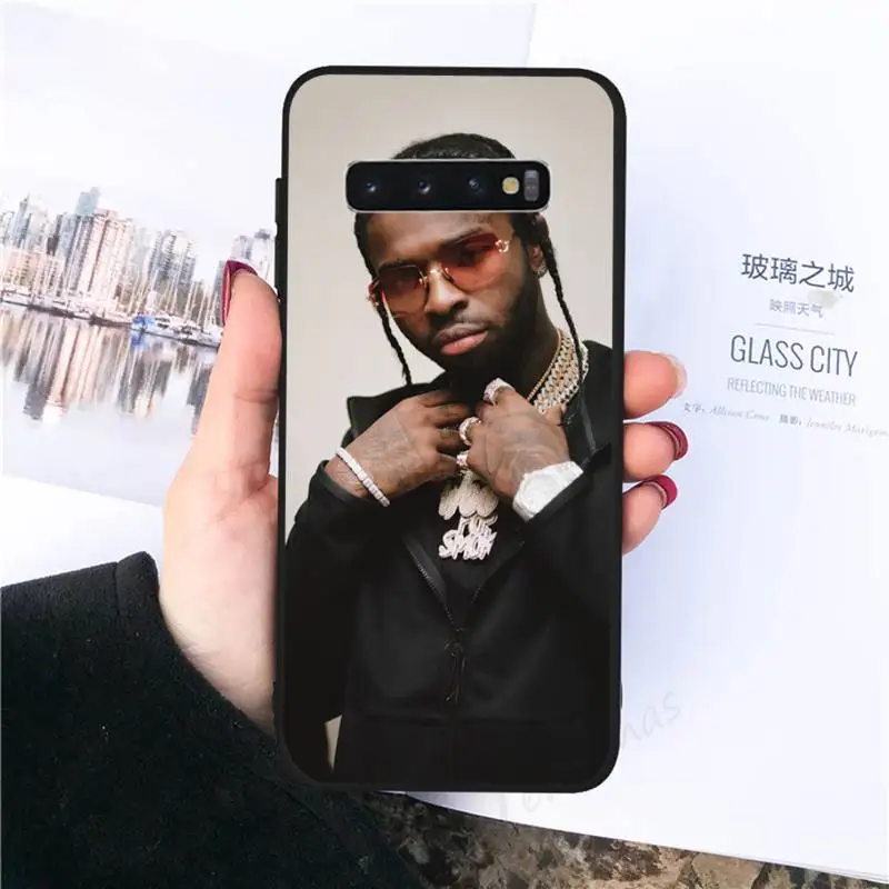 

Rapper Pop Smoke Phone Case For Samsung galaxy S 7 8 9 10 20 edge A 6 10 20 30 50 51 70 note 10 plus