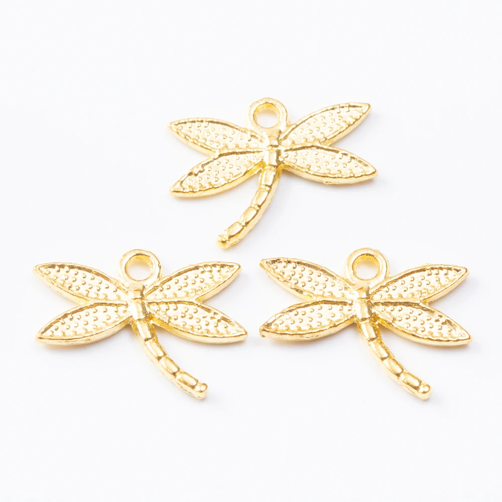 

200 pieces of retro Dragonfly pendant zinc alloy pendant DIY European style jewelry making 7348