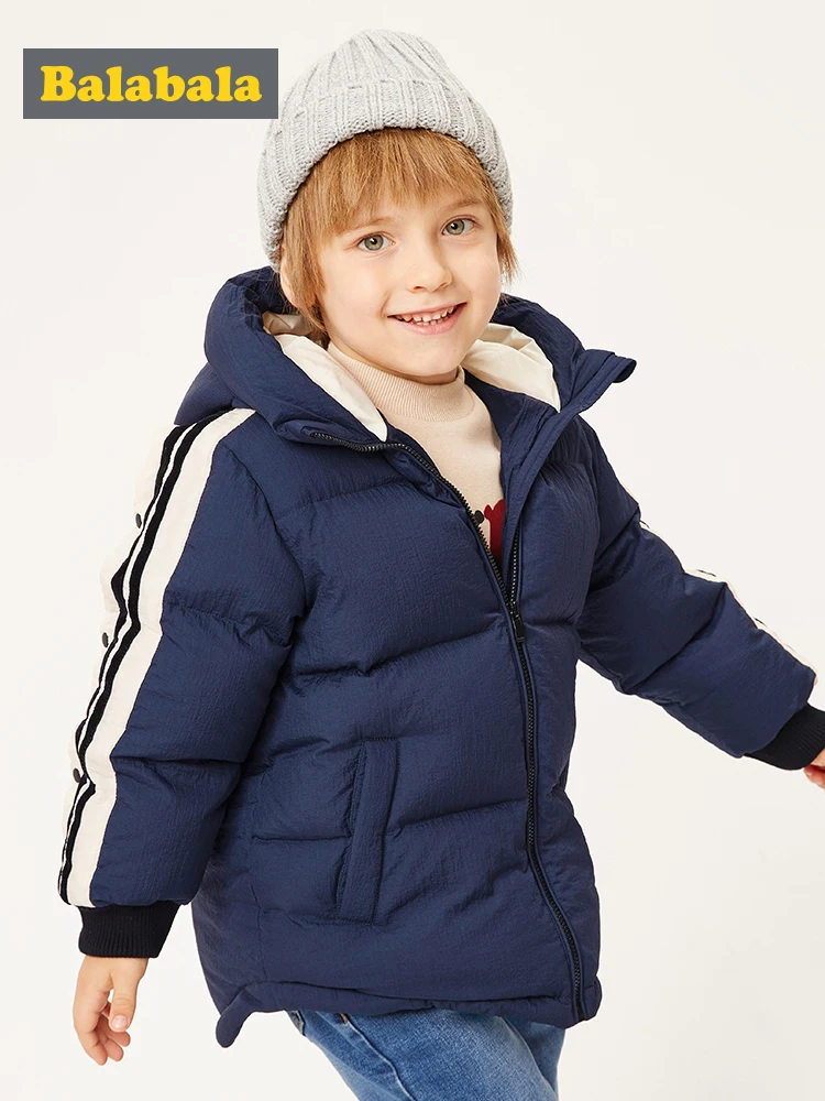 Пуховик для мальчиков детская одежда осень и зима 2019 новое плотное теплое пальто