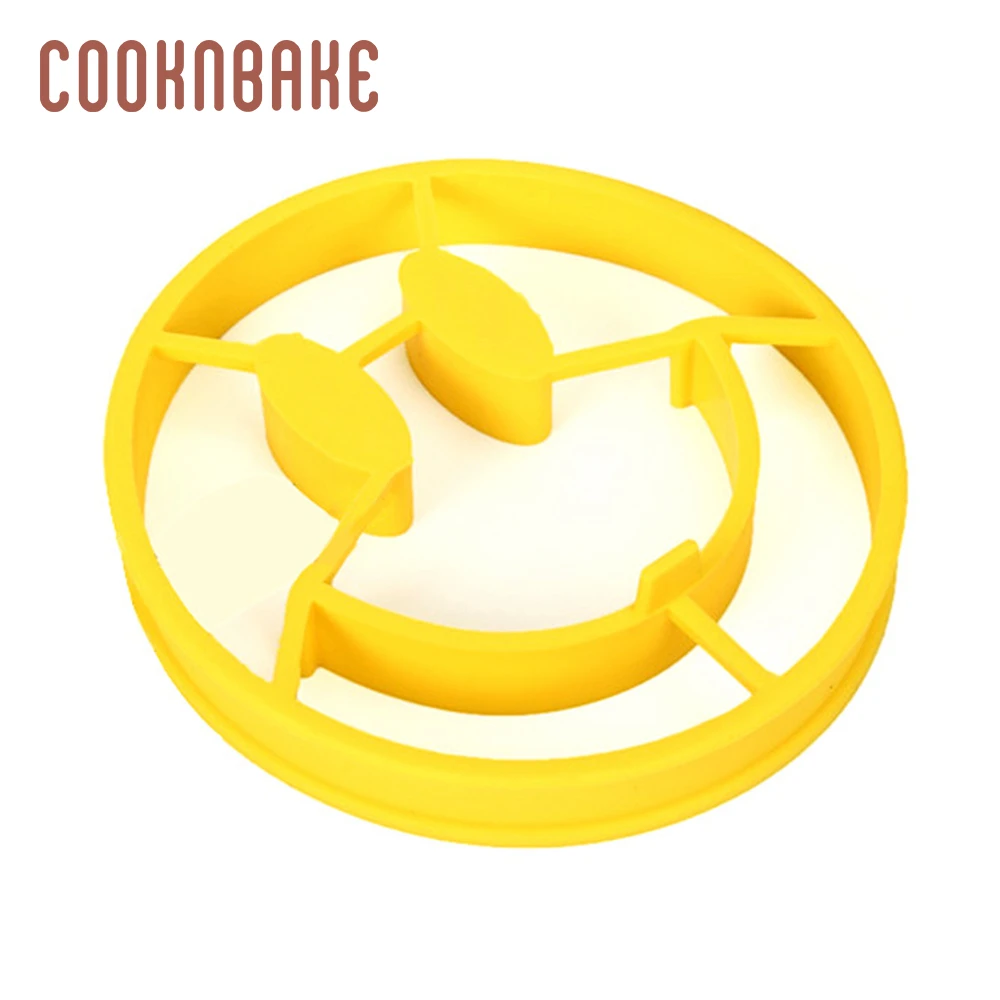 COOKNBAKE owl Silicone Egg mold smile face Pancake Maker Nonstick Cooking Tool Cheese ring breakfast pastry DIY cook | Дом и сад