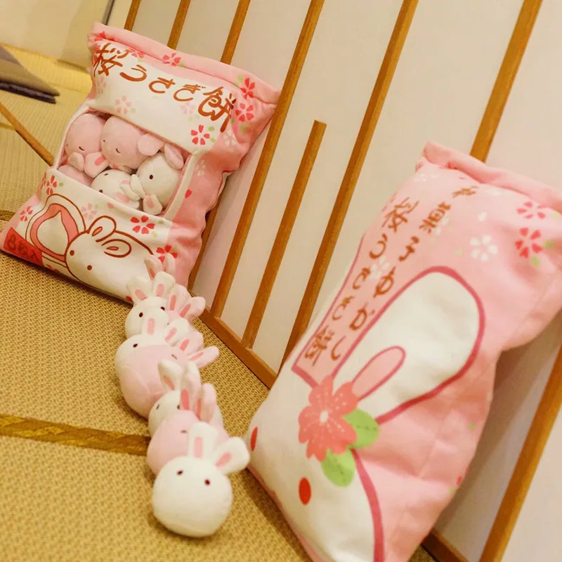 8 штук закуски пудинг мягкий плюшевый Игрушечный Кролик монстр плюшевая подушка