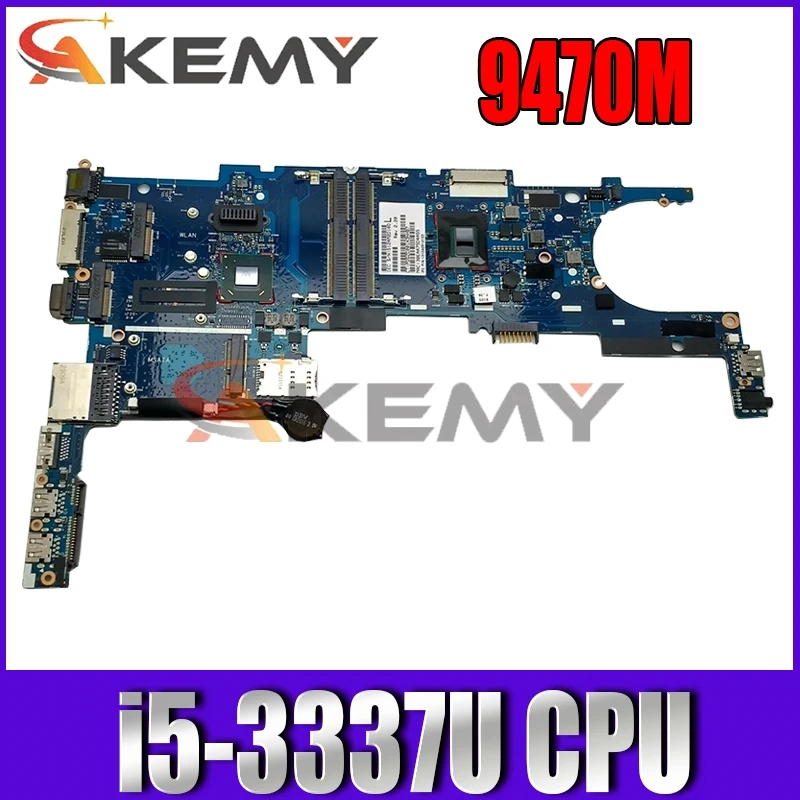 

For HP EliteBook 9470m Laptop Motherboard QM77 With i5-3337U 717842-001 717842-601 6050A2514101 MainBoard 100% Tested Fast Ship