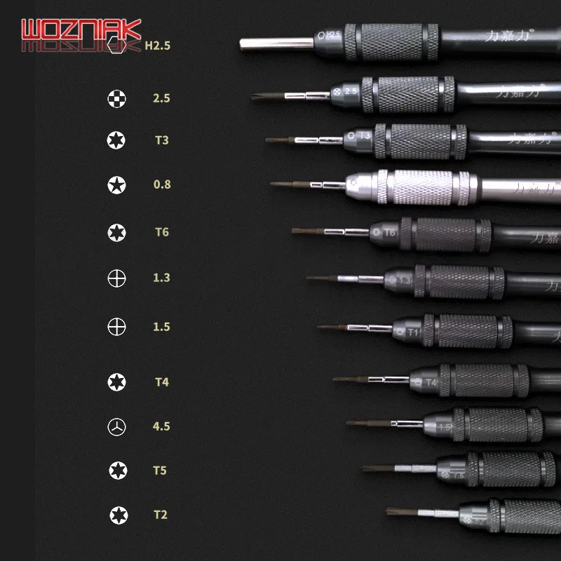 WOZNIAK прецизионная Нескользящая отвертка 0 8 Torx Y 6 1 5 Phillips 2 T1 T2 T3 T4 для разборки