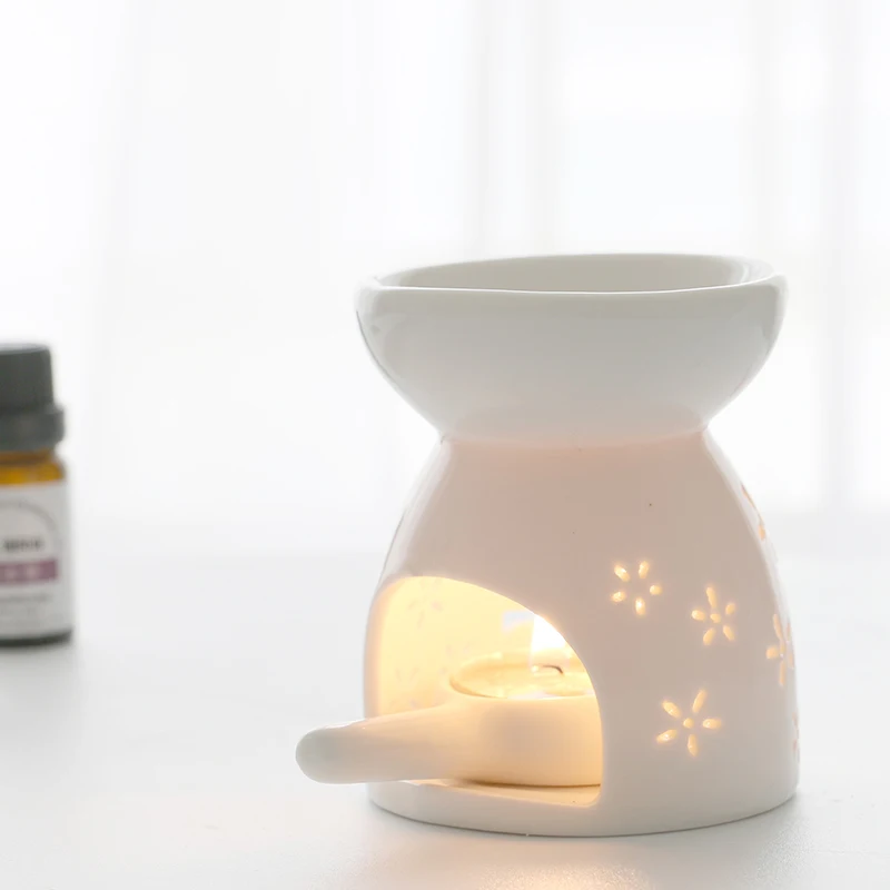 Курильница для благовоний Mini подсвечник керамический белый Ароматический