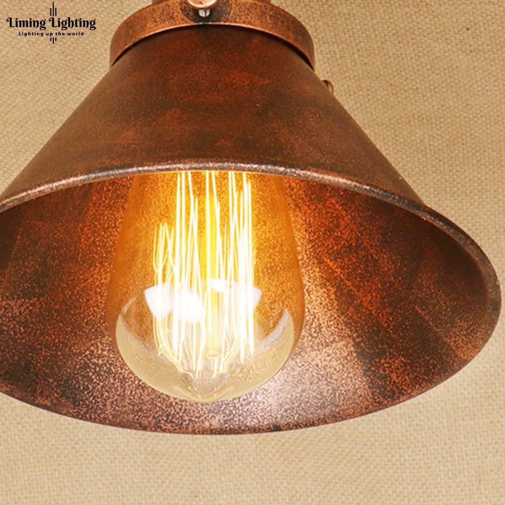 Лофт винтажные потолочные светильники Lamparas De Techo Lustre Luminaria Abajur комнатная потолочная лампа освещение Промышленное освещение для гостиной