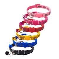 cat colar for cats collier chat dog collar reflective kat halsband kitten collar with bell breakaway fashion adjustable