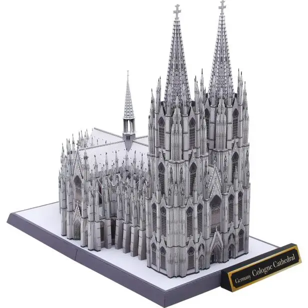 

DIY 3D Paper Model 3D Germany Cologne Cathedral Architectural Building DIY Education Toys Handmade Adult Puzzle Game