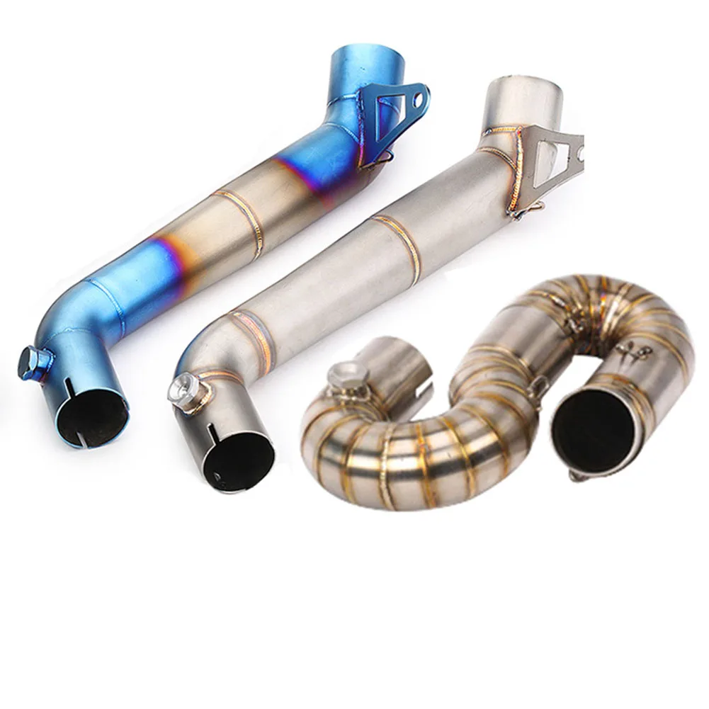 

Motorcycle Exhaust System Muffler Middle Link Pipe For Honda CBR1000 2008 2009 2010 2011 2012 2013 2014 2015 Stainless steel