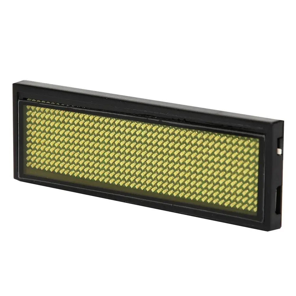 Мини светодиодный цифровой Дисплей Перезаряжаемые программируемые бейдж 15