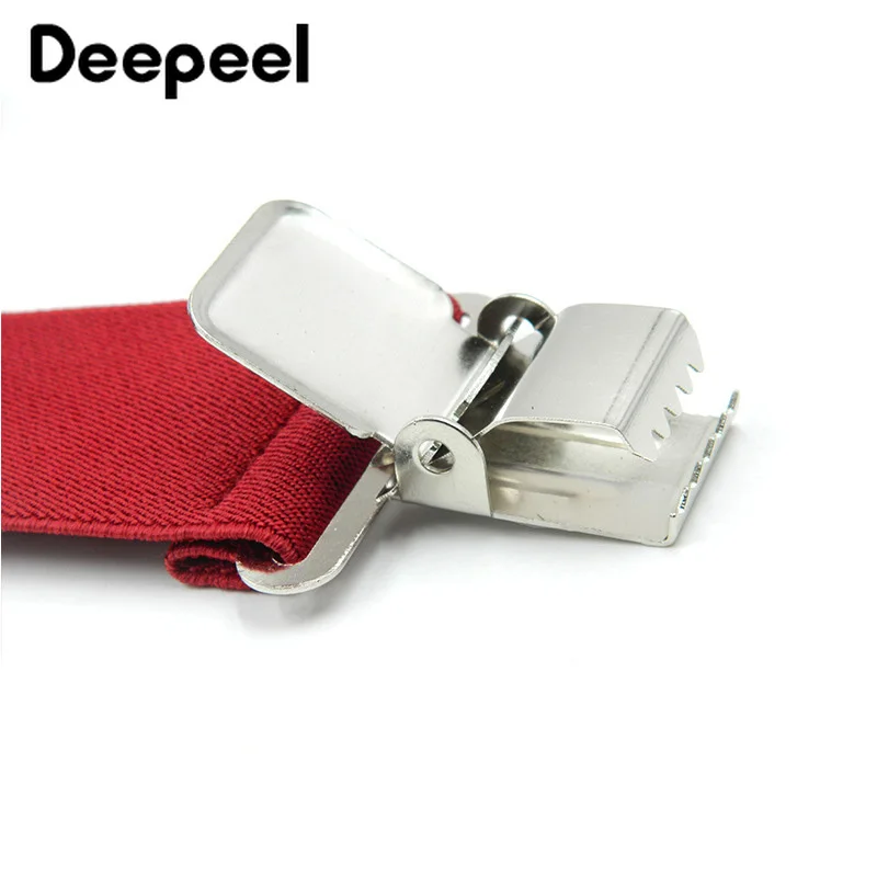 Мужские подтяжки Deepeel 5*120 см с 4 зажимами для Obese мужские кожаный ремень эластичный