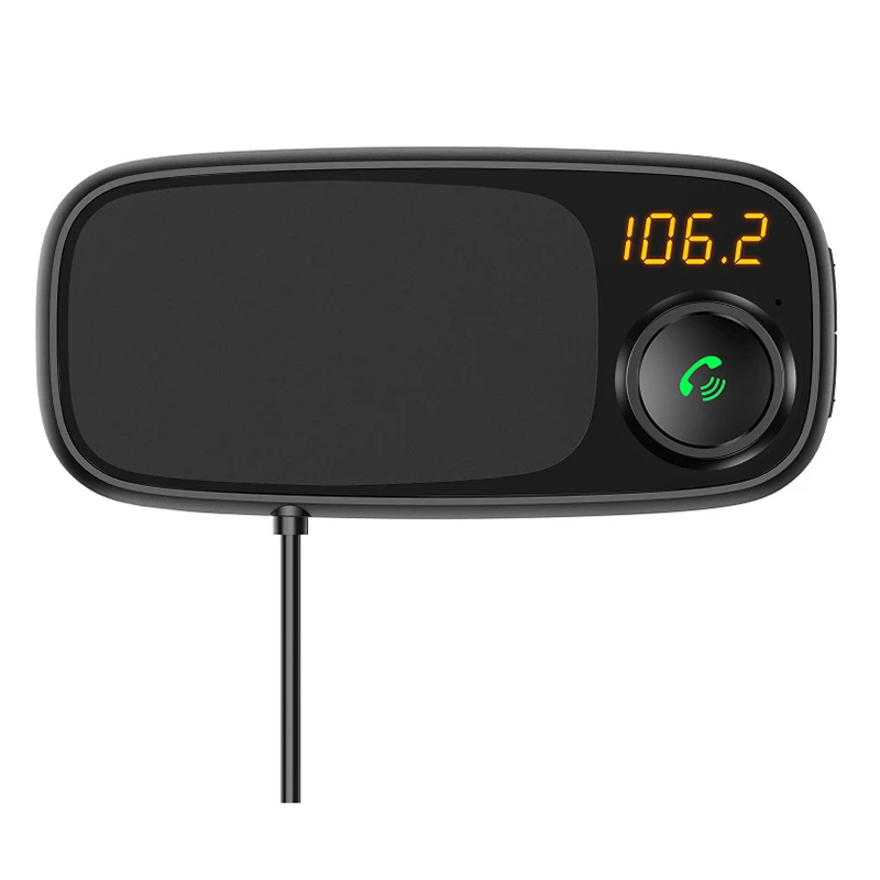 Автомобильный Bluetooth fm передатчик с магнитным держателем для телефона QC 3 0 зарядка