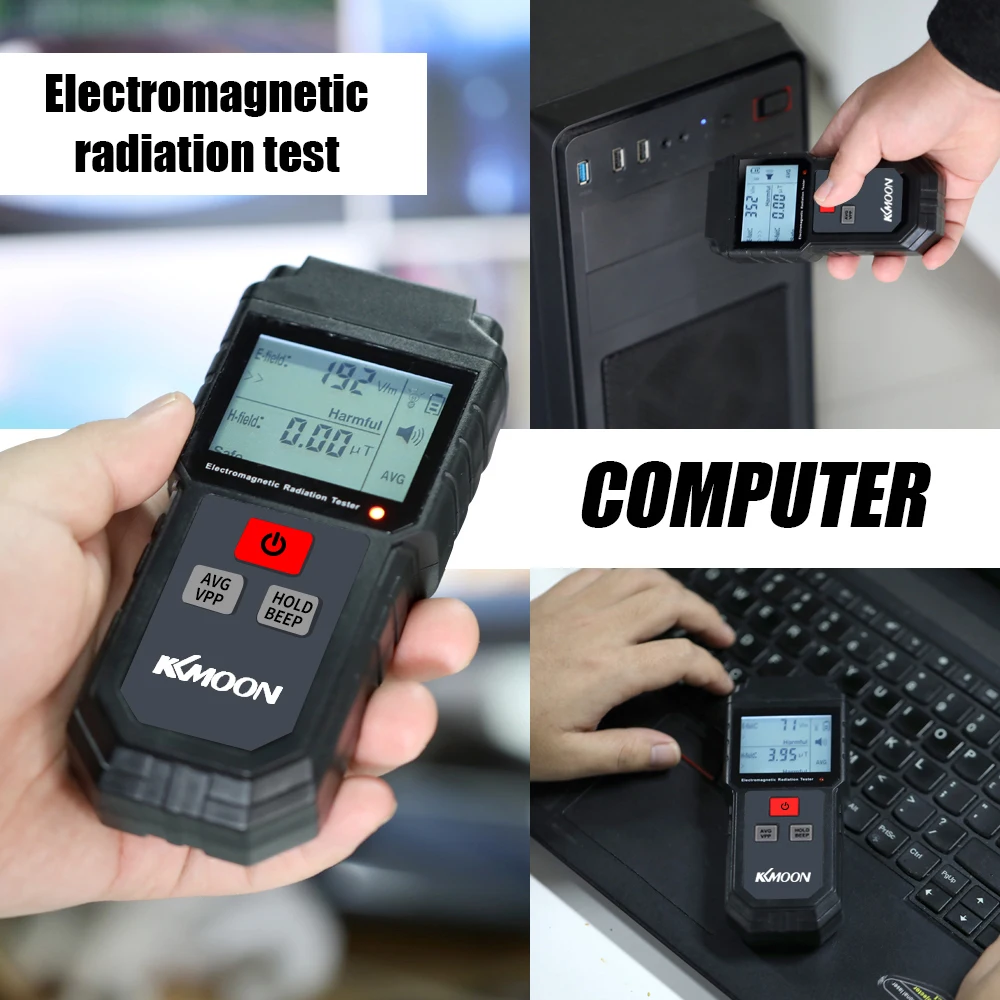 Электромагнитное поле излучения Тестер EMF метр ручной счетчик цифровой дозиметр