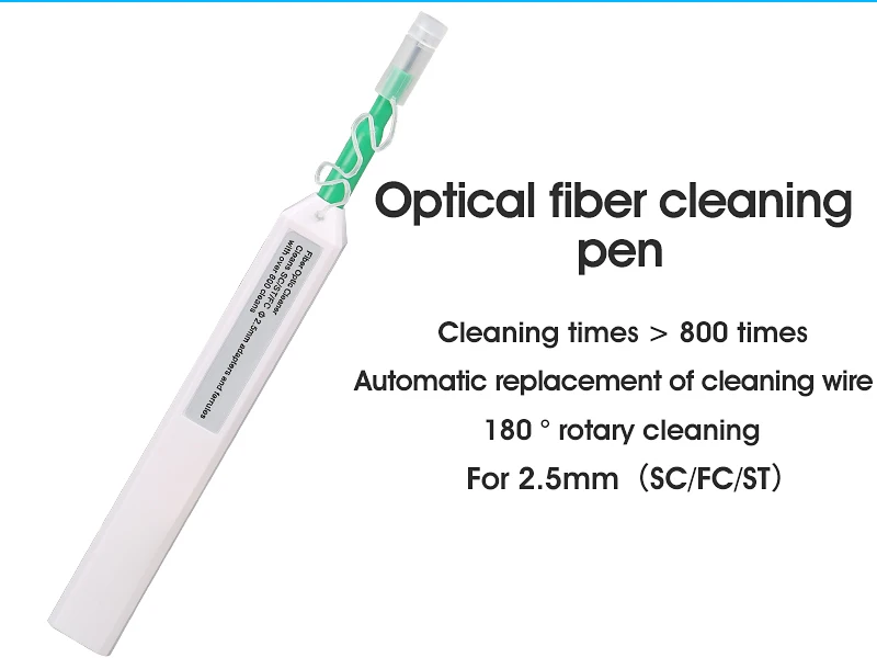 Набор инструментов для очистки оптического волокна с одним кликом очищающая