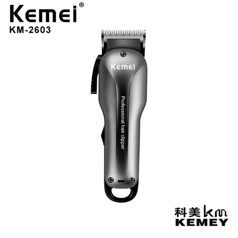 Триммер для волос kemei беспроводная профессиональная аккумуляторная машинка
