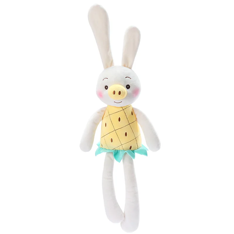 

Rabbit doll baby sleep comfort toy fruit plush voice doll grasping machine doll kawaii pillows