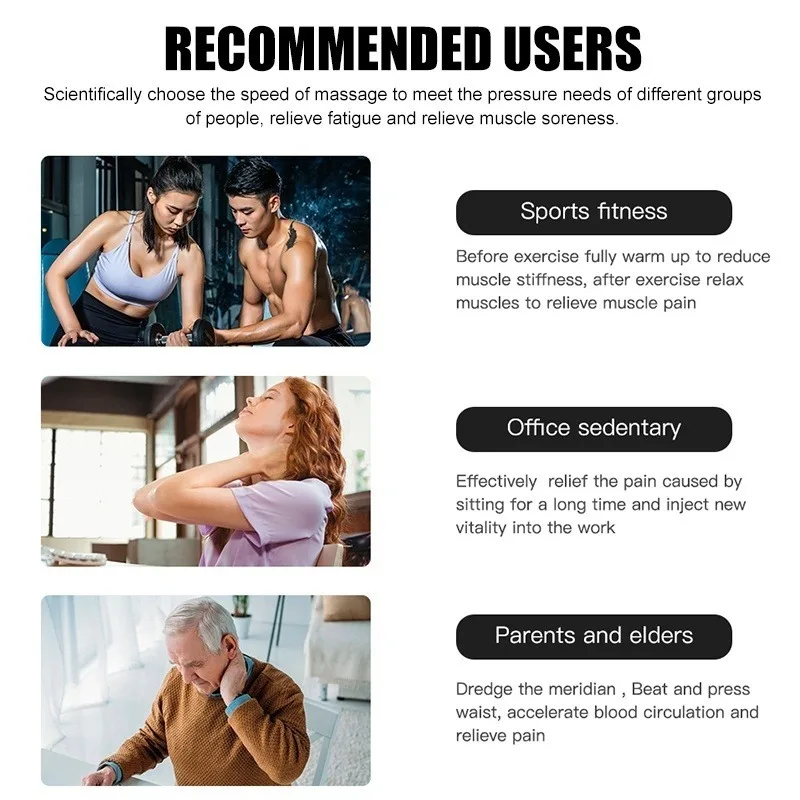 

Newest 3200r/min 20-Gear Deep Tissue Therapy Massage Gun Pain Relax Muscle Massager LED Digital Smart Touch with 6 Massage Heads