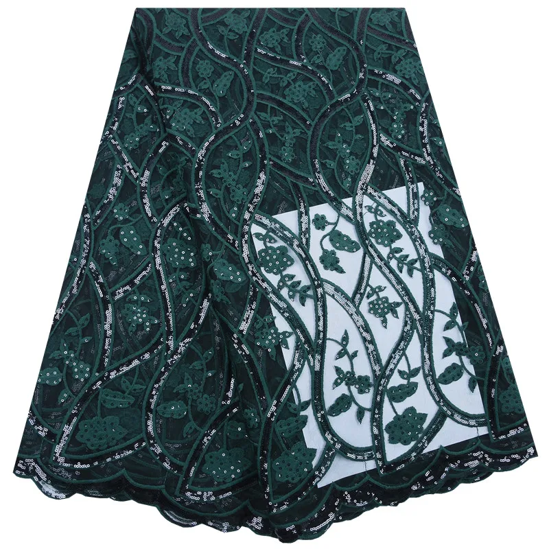 Новейший стиль молочный шелк Африканский сухой кружевной ткани высокого