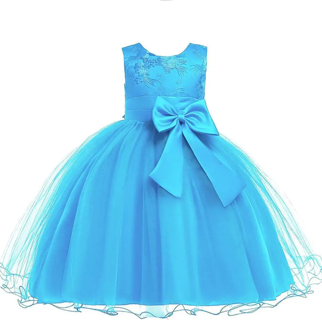 Новинка детское бальное платье для девочек повседневное милое нарядное с