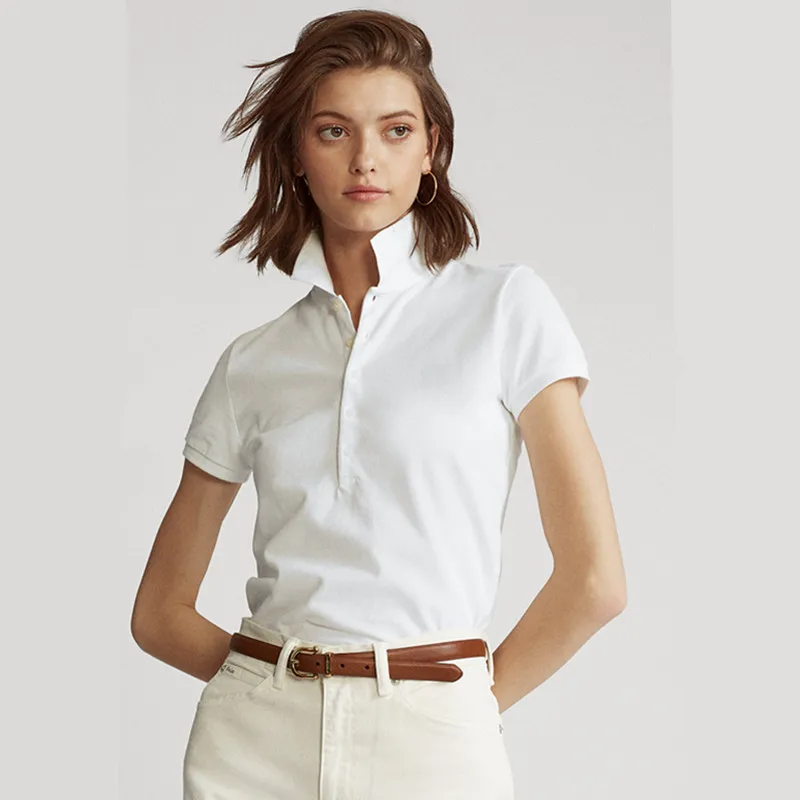 Одежда высшего качества летние дизайнерские женские футболки поло рубашки для