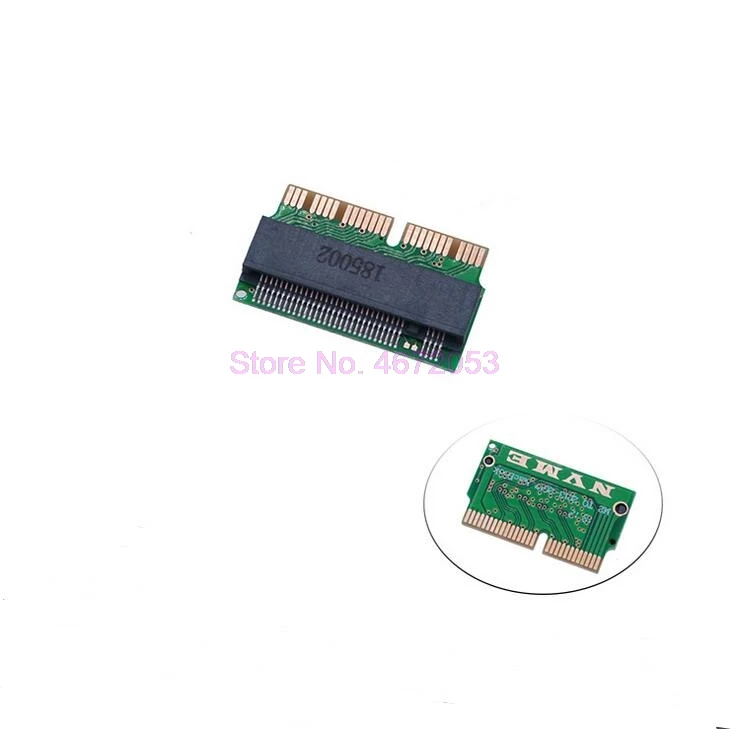 100 шт./лот плата PCIE на M2 адаптер M.2 SSD NGFF 2280 12 + 16 Pin для Macbook Air 2013 | Компьютеры и офис