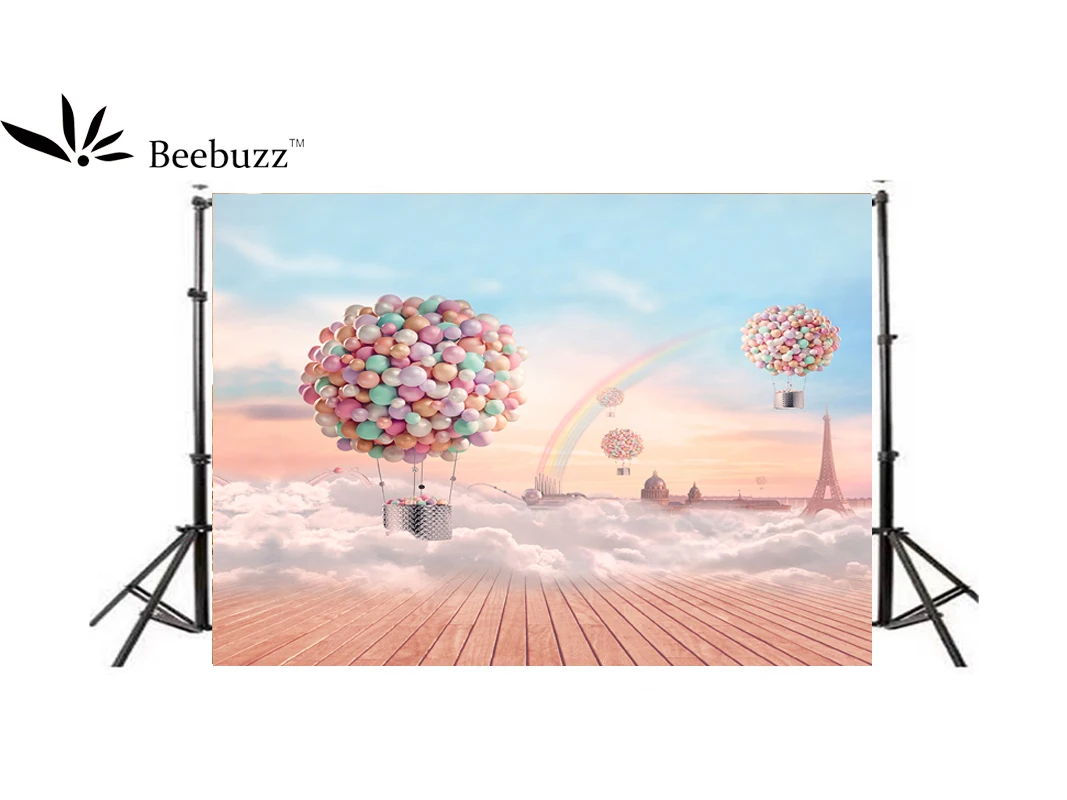Beebuzz фото фон красочный воздушный шар горячий фотографии фоны цветные облака