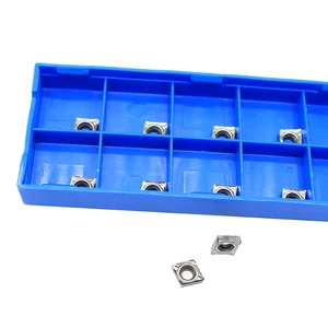 Набор резцов CCGT060204 AK H01, для резцов из твердого сплава, в коробке, для резцов CCGT21.51, CCMT0602, для алюминия, меди, CCGT 060204, 10 шт.