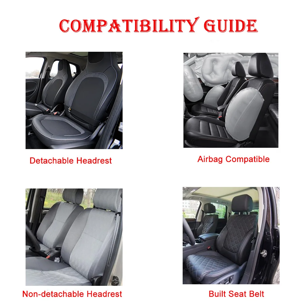 2pc/set Luxurious Car Seat Covers PU Leather Auto Front Cushion Protector Interior Accessories | Автомобили и мотоциклы